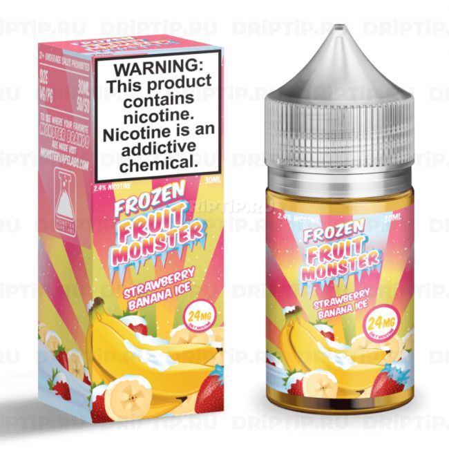 Жидкость Frozen Fruit Monster Salt - Strawberry Banana Жидкость Frozen Fruit Monster Salt - Strawberry Banana