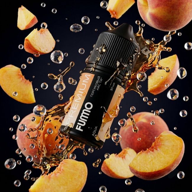 Жидкость Fummo Aqua Salt - Персиковый Айс Ти Жидкость Fummo Aqua Salt - Персиковый Айс Ти