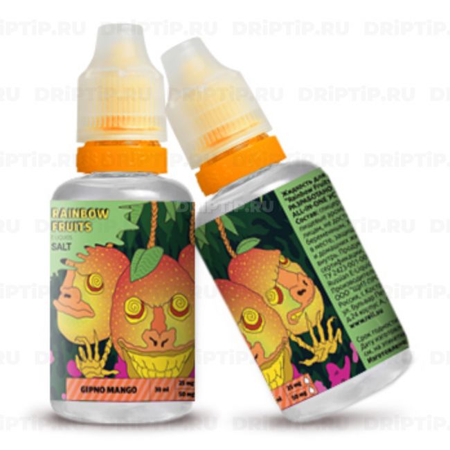 Жидкость Rainbow Fruits Salt - Gipno Mango Жидкость Rainbow Fruits Salt - Gipno Mango