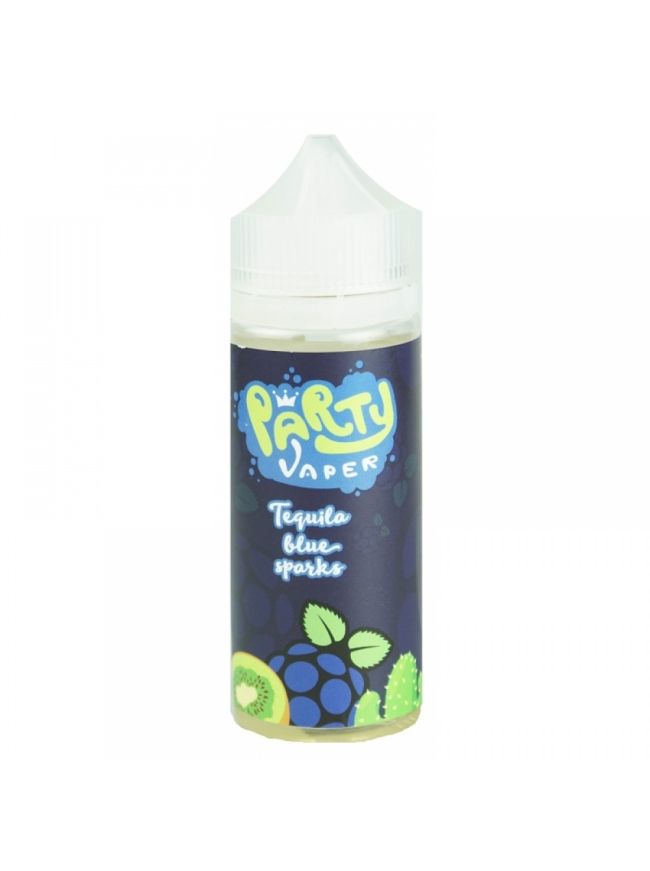 PARTY VAPER Tequila Blue Sparks 3mg, 120ml PARTY VAPER Tequila Blue Sparks 3mg, 120ml