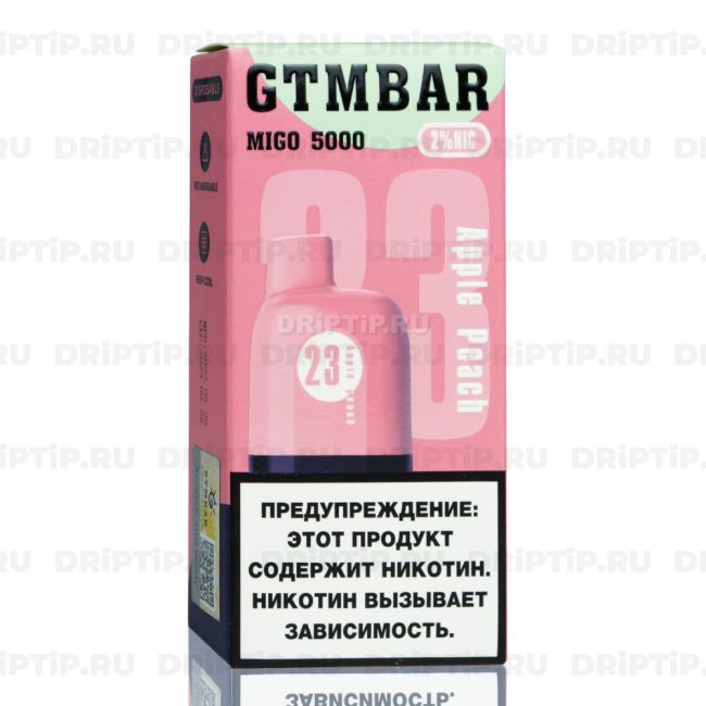 GTM BAR Migo 5000 - Apple Peach GTM BAR Migo 5000 - Apple Peach