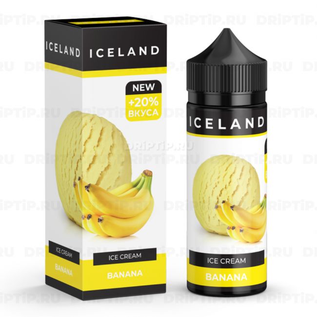 Жидкость Iceland Ice Cream - Banana Жидкость Iceland Ice Cream - Banana