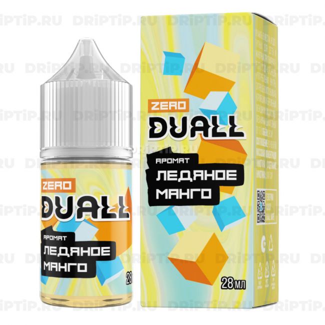 Жидкость Duall Zero - Ледяное манго Жидкость Duall Zero - Ледяное манго