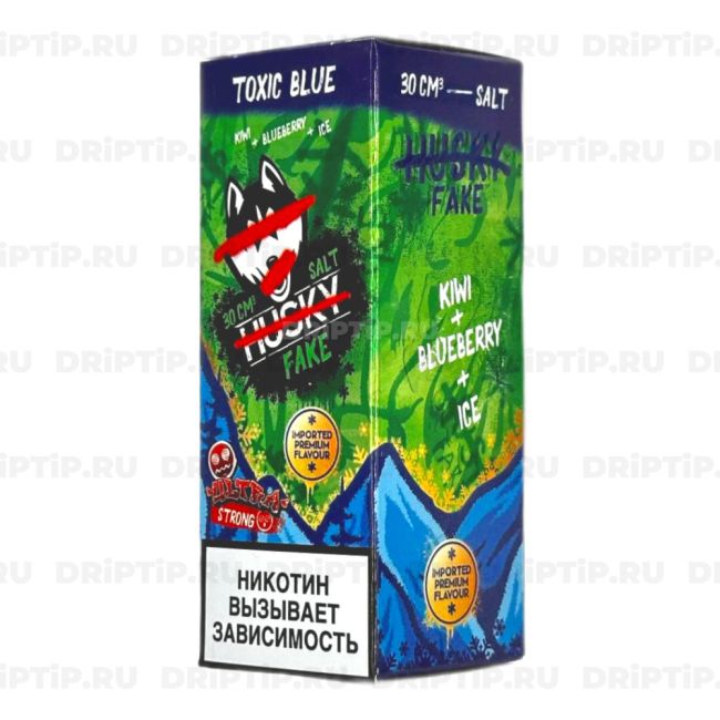 Жидкость Husky Import Fake - Toxic Blue (конструктор) 