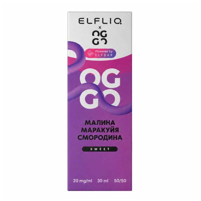 Жидкость ElfLiq X Oggo Sweet Salt - Малина Маракуйя Смородина Жидкость ElfLiq X Oggo Sweet Salt - Малина Маракуйя Смородина