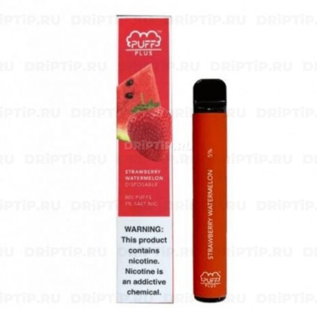 Одноразовая электронная сигарета Puff Bar Plus - Клубника и Сливки Одноразовая электронная сигарета Puff Bar Plus - Клубника и Сливки