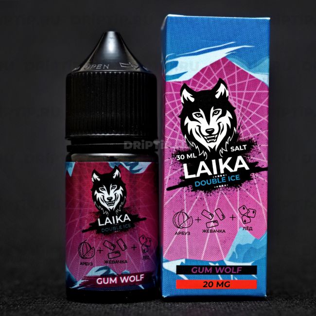 Жидкость Laika Salt - Gum Wolf Жидкость Laika Salt - Gum Wolf