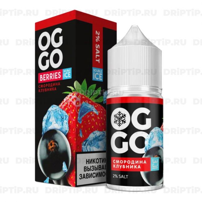 Жидкость Oggo Berries Ice Salt - Смородина Клубника Жидкость Oggo Berries Ice Salt - Смородина Клубника
