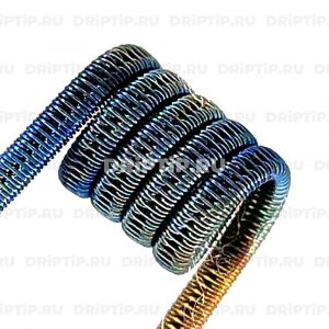 Staggered Fused 2*0,4K+0,15SS(NiCr), 3 мм, 5 витков, 0.13 ом Плата Staggered Fused 2*0,4K+0,15SS(NiCr), 3 мм, 5 витков, 0.13 ом Плата