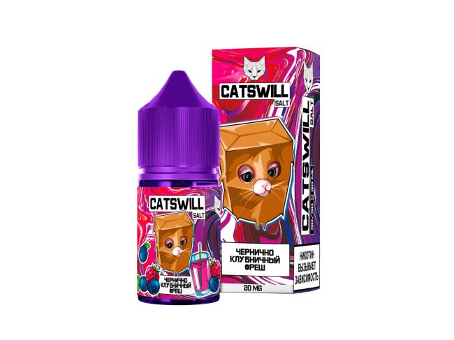 Жидкость Catswill Salt - Чернично-Клубничный Фреш Жидкость Catswill Salt - Чернично-Клубничный Фреш