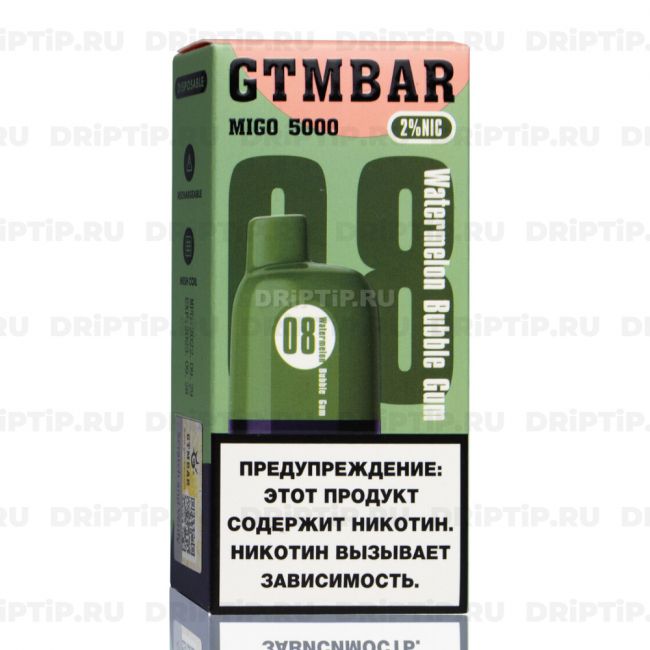 GTM BAR Migo 5000 - Watermelon Bubblegum GTM BAR Migo 5000 - Watermelon Bubblegum