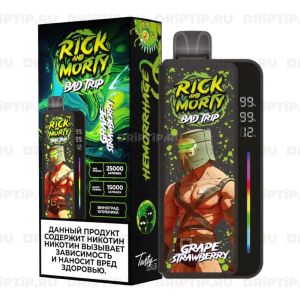 Rick and Morty Bad Trip 25000 - Виноград Клубника Rick and Morty Bad Trip 25000 - Виноград Клубника