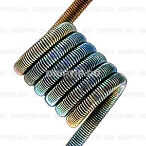 Fused 2*025 кант, 2,5мм, 6 витков, 0.95 ом MTL Fused 2*025 кант, 2,5мм, 6 витков, 0.95 ом MTL