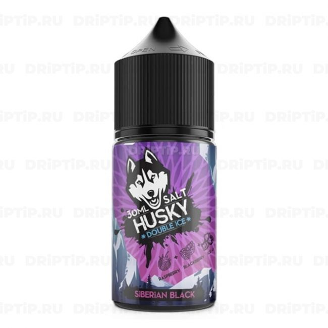 Жидкость Husky Double Ice Salt - Siberian Black Жидкость Husky Double Ice Salt - Siberian Black