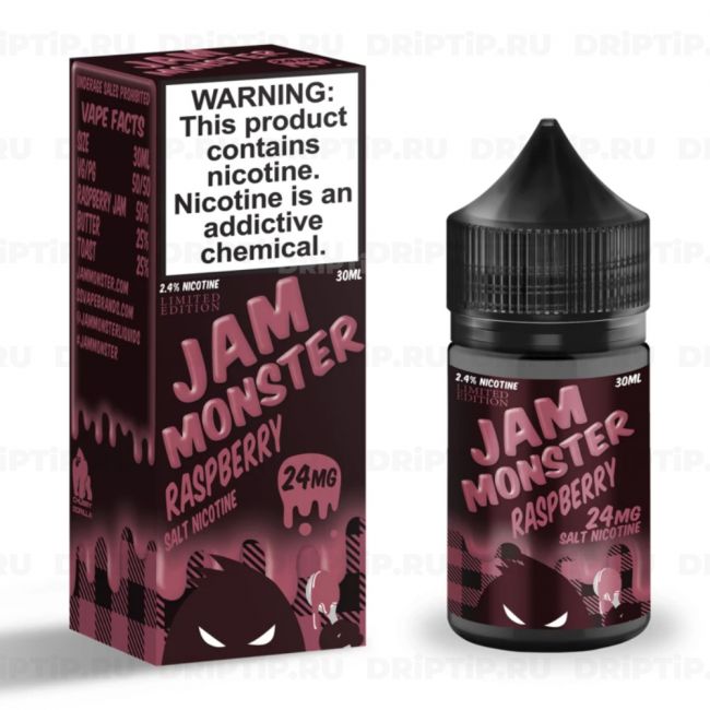 Жидкость Jam Monster Salt - Raspberry Жидкость Jam Monster Salt - Raspberry