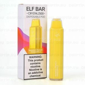 Elf Bar Crystal 2500 - Mango Peach Pineapple Elf Bar Crystal 2500 - Mango Peach Pineapple