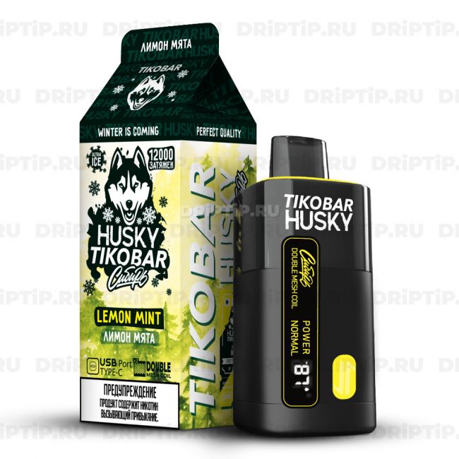 Husky Tikobar 12000 - Lemon Mint Husky Tikobar 12000 - Lemon Mint