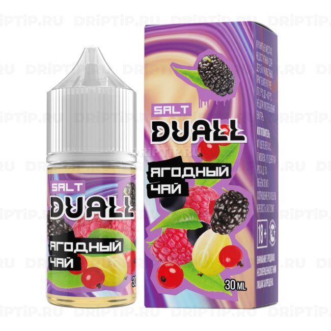 Жидкость Duall Salt - Ягодный Чай Жидкость Duall Salt - Ягодный Чай