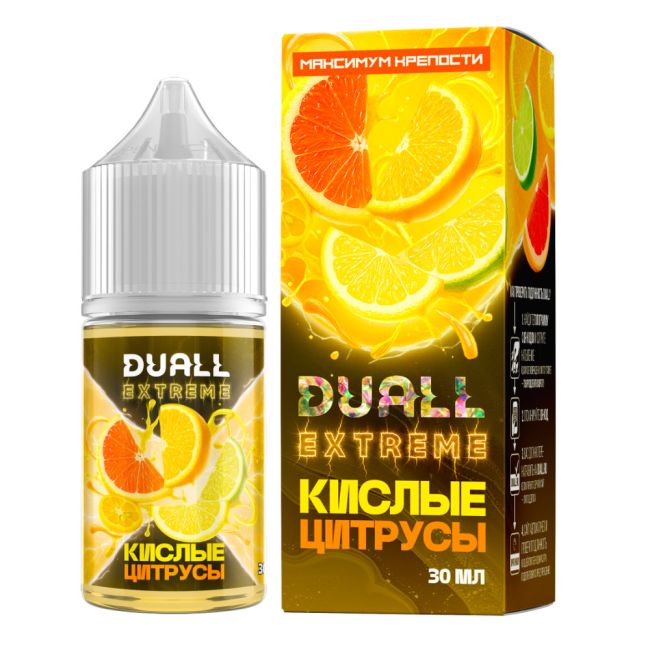 Жидкость Duall Extreme Salt - Кислые Цитрусы Жидкость Duall Extreme Salt - Кислые Цитрусы
